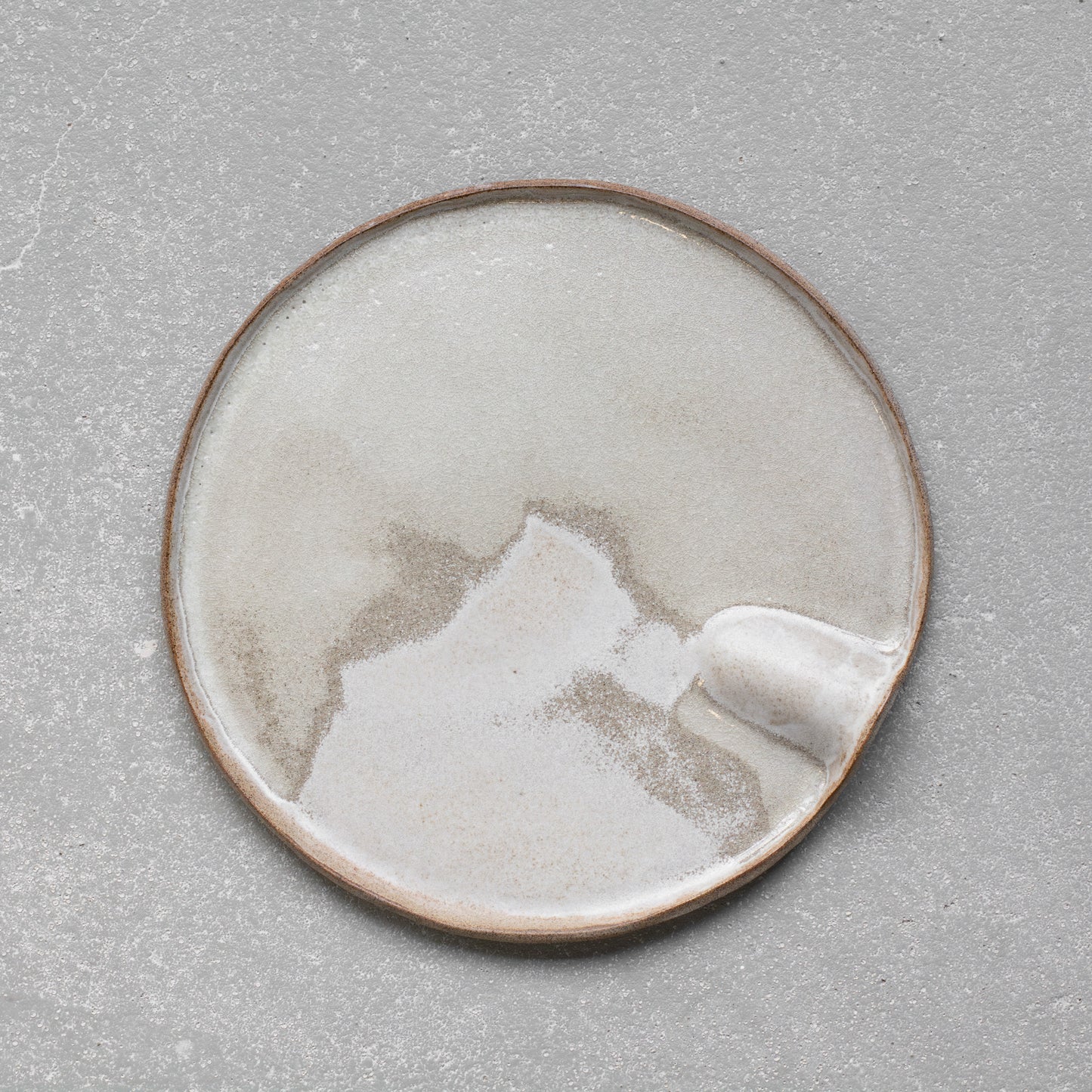 #NIEUW: Diner bord (grijs-beige)