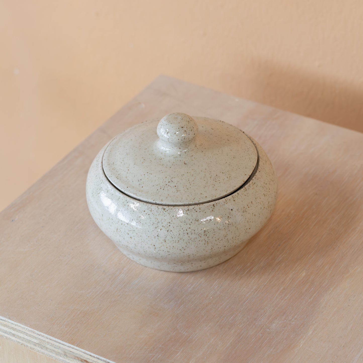 #NIEUW: Potje met deksel (spikkel)