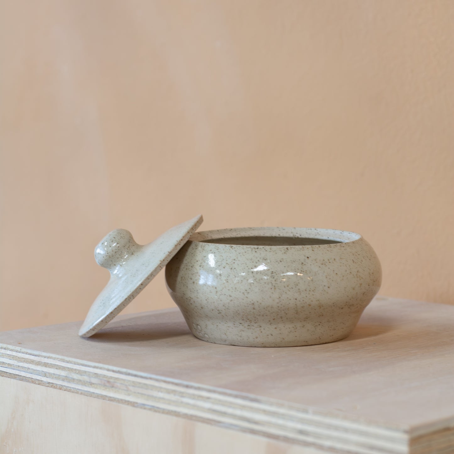 #NIEUW: Potje met deksel (spikkel)